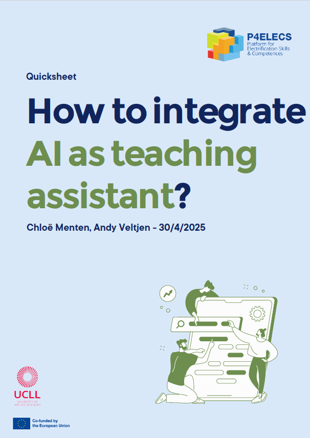 How to integrate AI as teaching assistant?