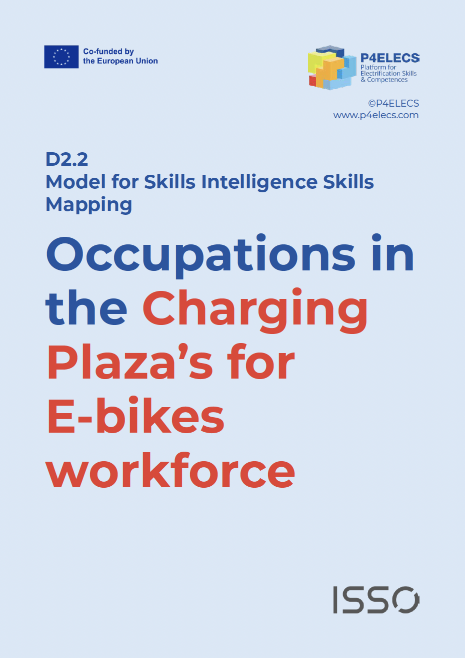 Occupations in the Charging Plaza’s for E-bikes workforce